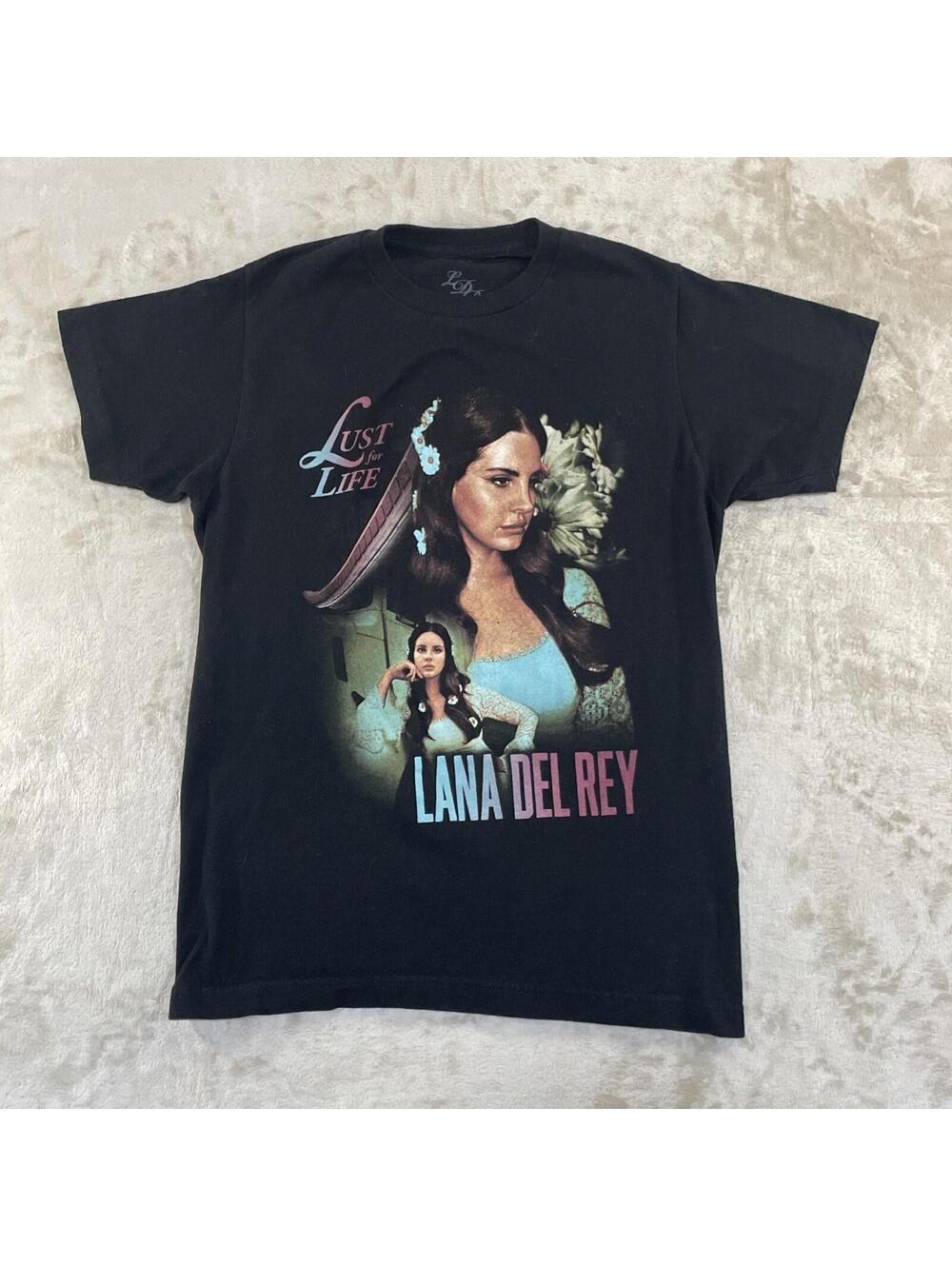 Lana Del Rey Lust For Life Tour Official T-Shirt LA to the Moon City & Dates S